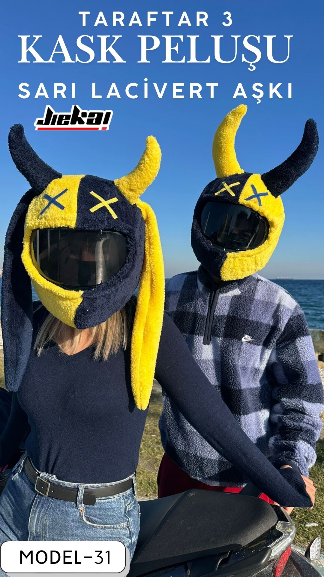 MODEL-31 KASK PELUŞU TEK EBAT TARAFTAR-3 KADIN MODEL